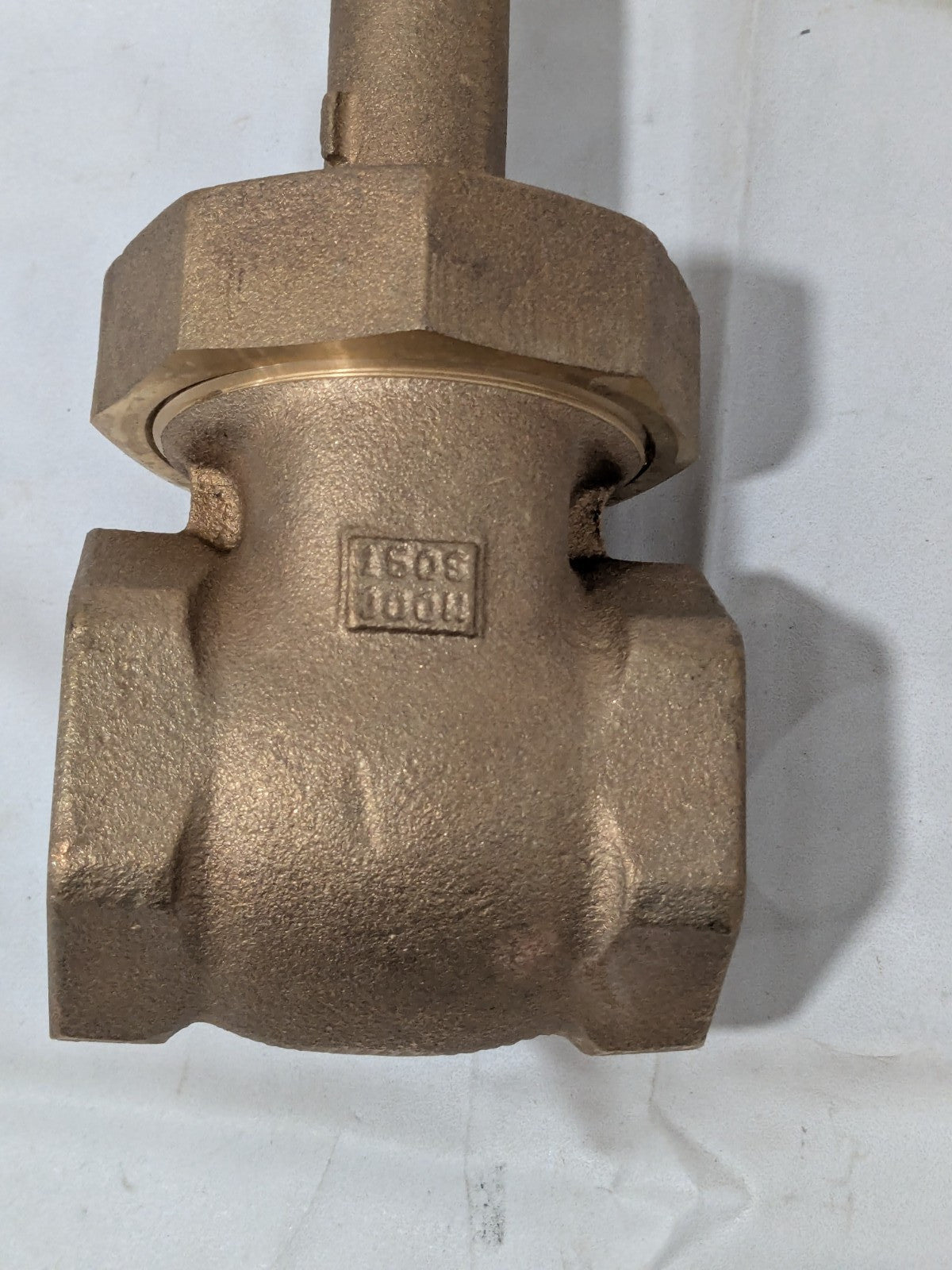 Milwaukee Gate Valve: Gate, 1-1/2" Pipe, Threaded (NPT), Bronze 1151-112