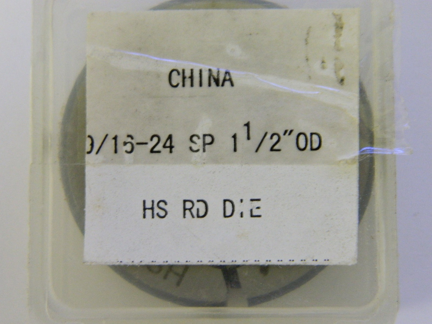 Interstate 9/16-24" x 1-1/2" UNEF HSS Round Die 03935244