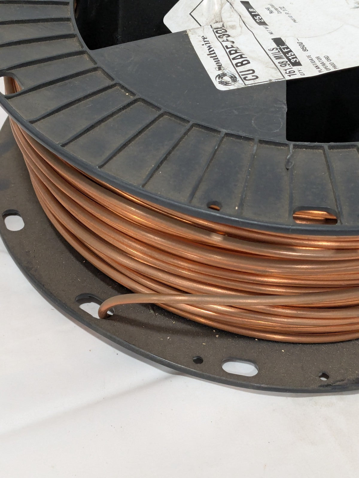 Southwire 6 AWG, 162 mil Dia, 315 Ft., Solid, Grounding Wire, Copper 10638502