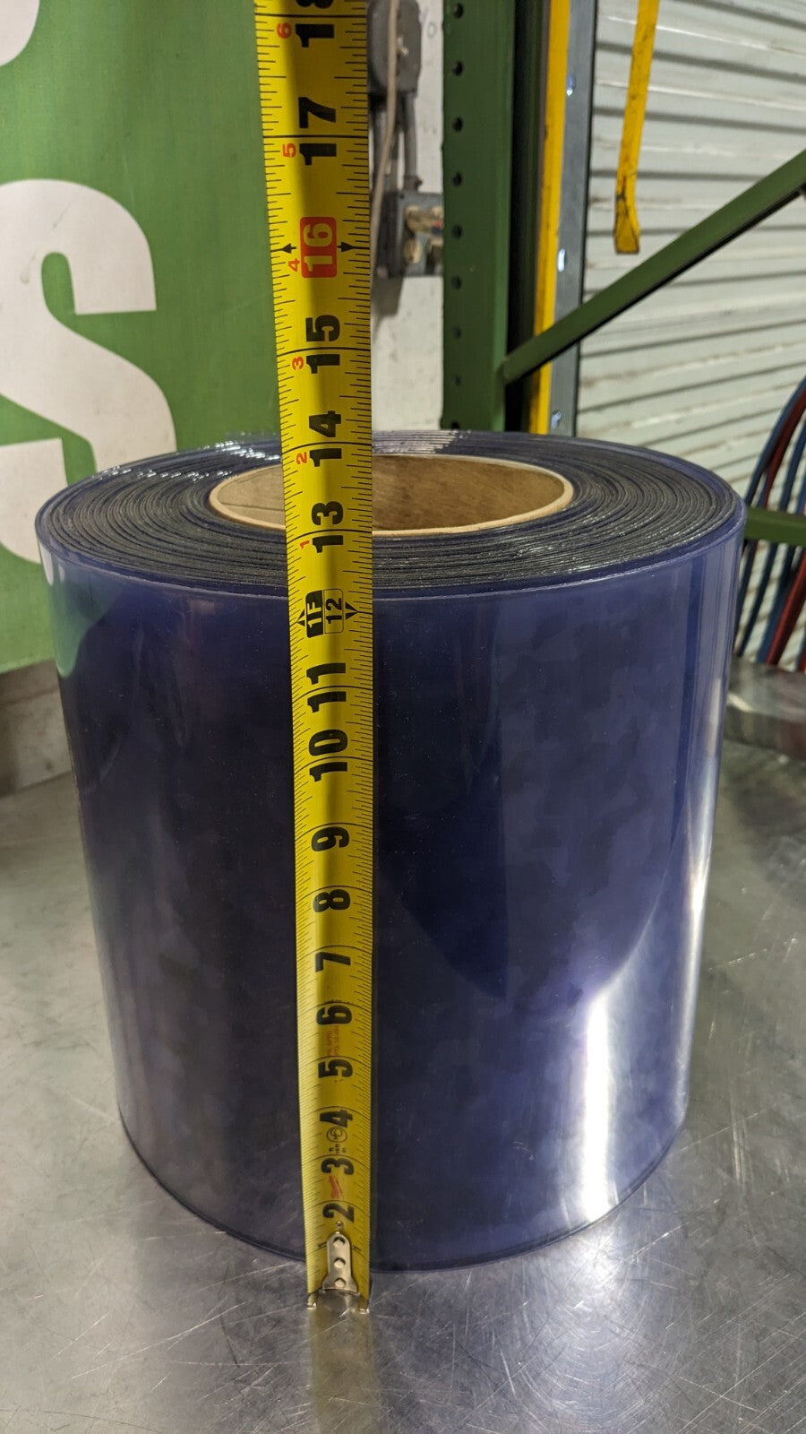 WorkSmart Replacement Dock Curtain Strip Clear 12" x 75' WS-MH-DOCK1-127