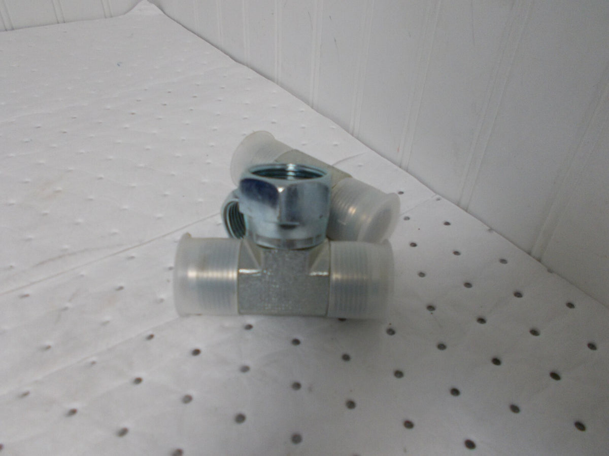 Eaton CS Swivel Nut Tee 1" JIC Male x 1" JIC Female Qty 2 C5707X16