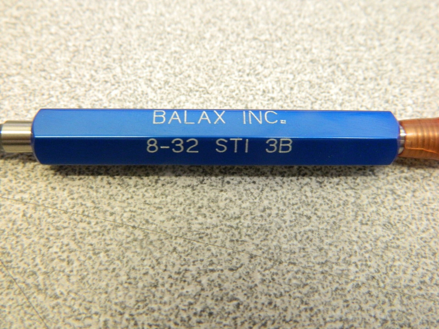 Balax 8-32 Thread Class 3B, HSS Screw Thread Insert Go/No Go Gage 90503-000