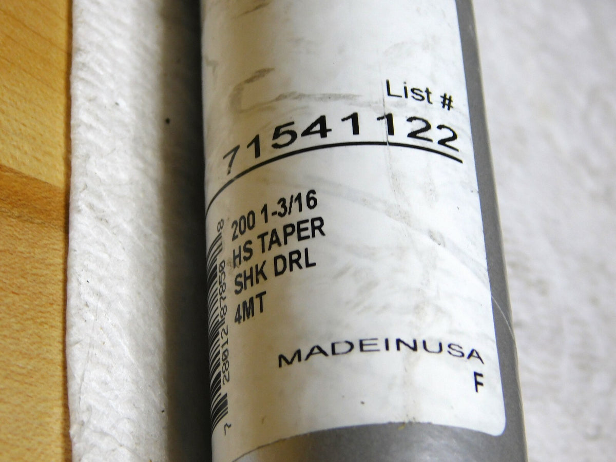 PRO HSS 4MT Shank Drill Bit 1-3/16 Dia 118º Pt 13 OAL 71541122