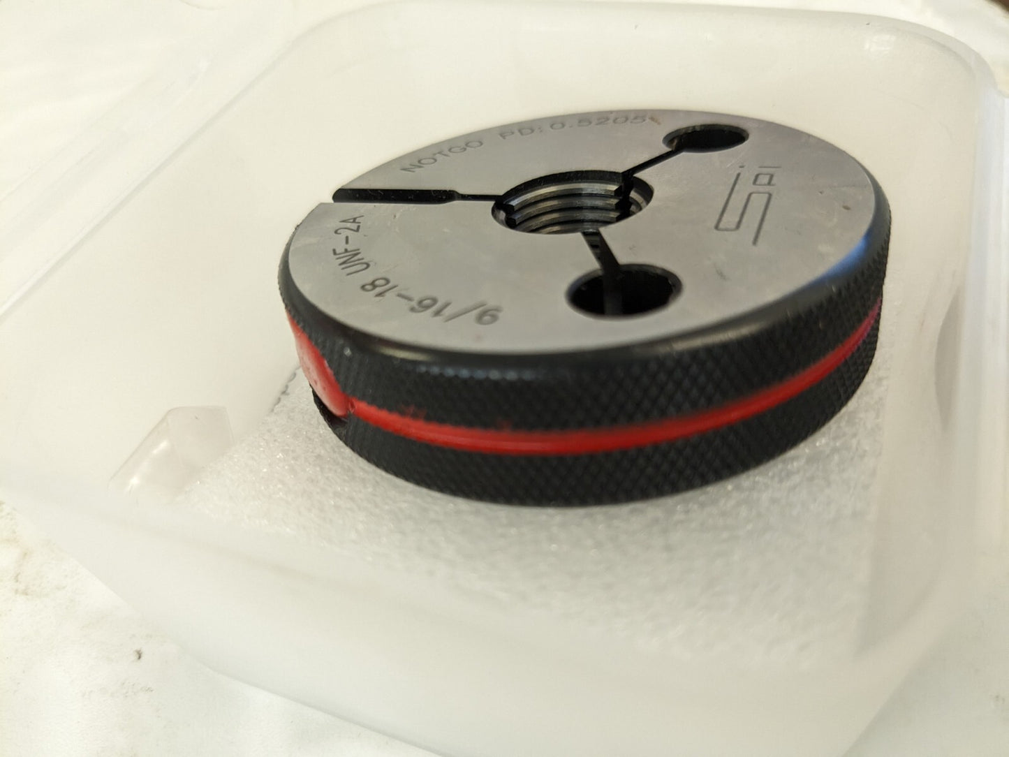 SPI Threaded Ring Gage: 9/16-18 Thread, Class 2A, NO GO 23-183-7