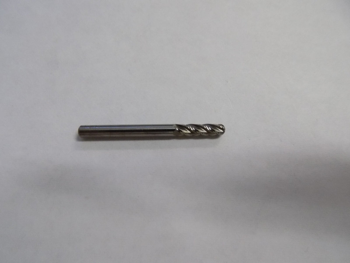 Richards Micro Tool 1/8" Dia. x 1.50" OAL 4FL Carb Ball EndMill QTY 3