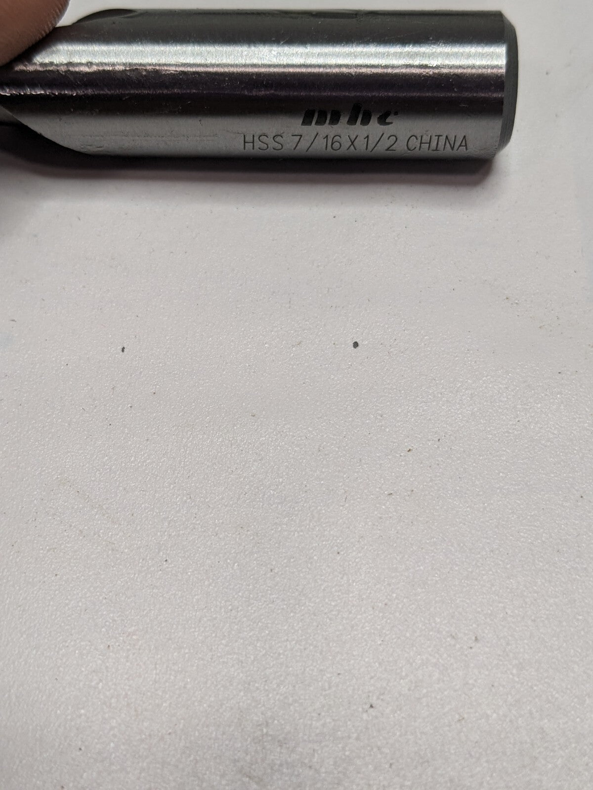 MHC Square End Mill: 7/16" Dia, 2-3/4" LOC, 2 Flutes Qty 3 01902287