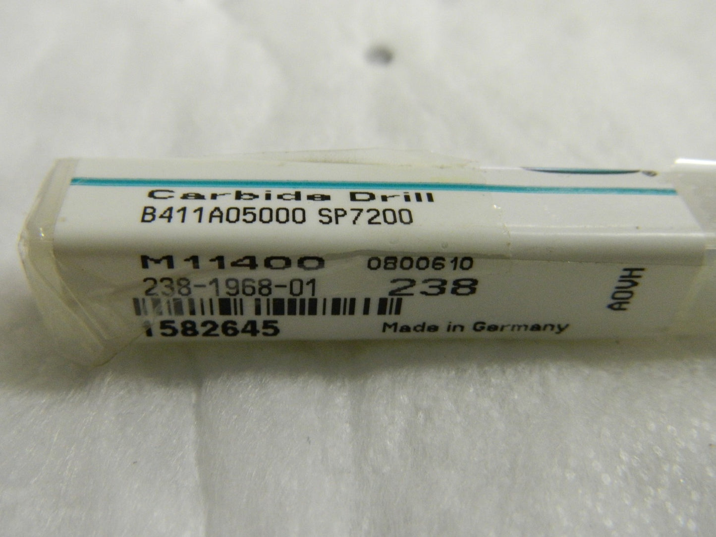 Metal Removal Carbide Drill Bit Through Coolant 0.1968" 130º Point 2FL M114