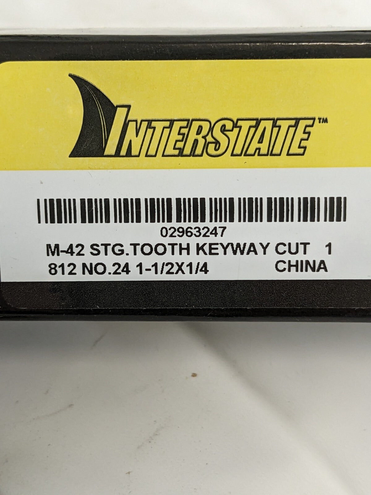 Woodruff Keyseat Cutter: 1.5" Cut Dia Staggered Tooth C2200812