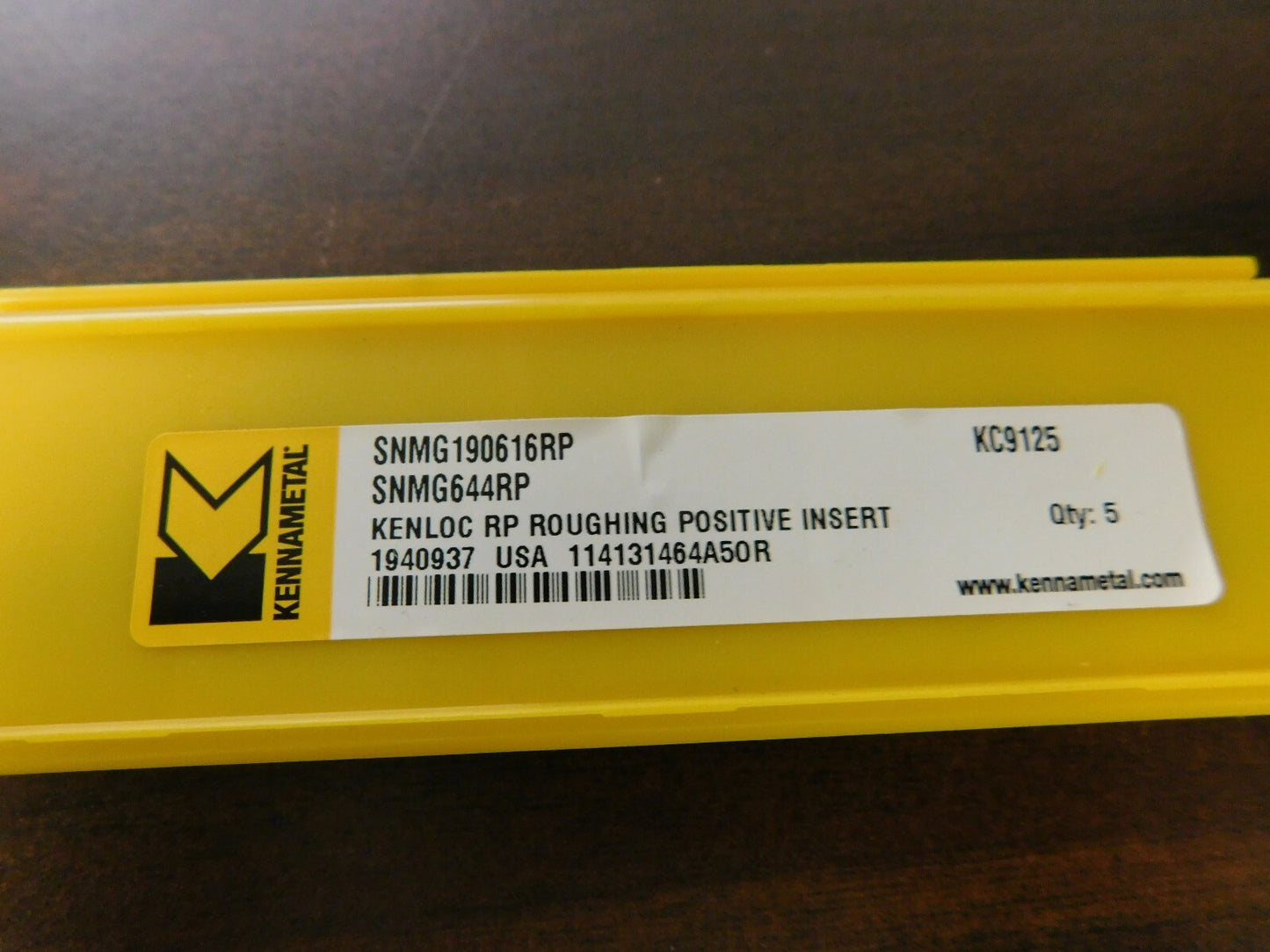 Kennametal SNMG 190616 RP Roughing Positive Inserts QTY 20 1940937