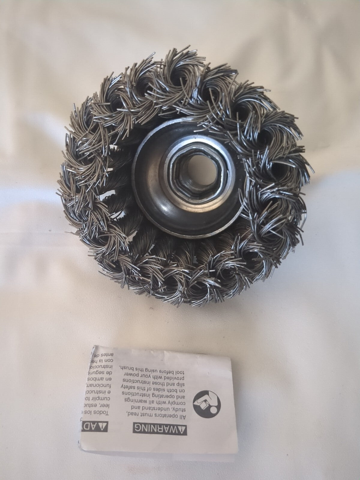 Osborn Cup Brush: 2-3/4" Dia, 0.02" Wire Dia, Steel, Knotted 0003356100