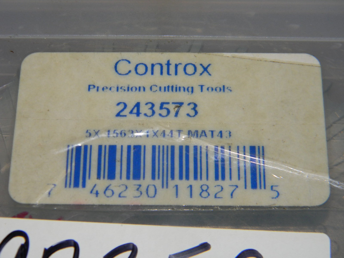 Controx 5" x 0.1563" x 1" Straight 44T Cobalt Saw Blade 243573