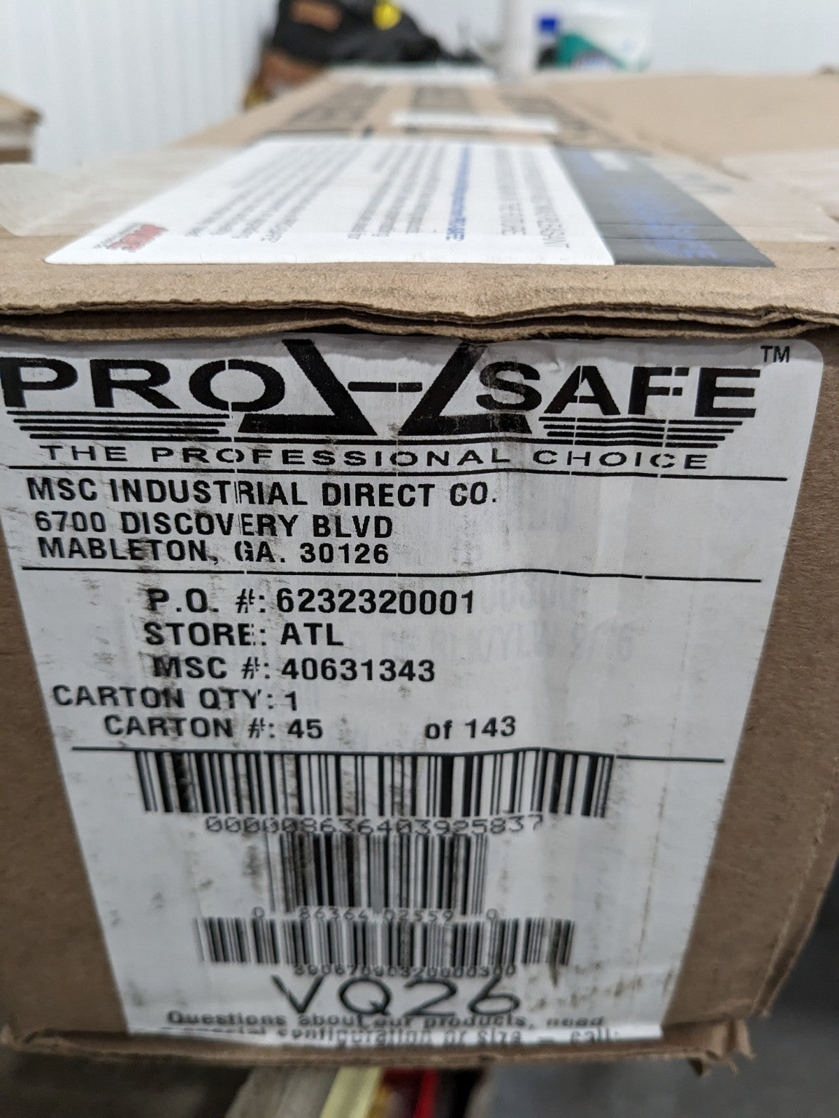 PRO-SAFE Anti-Fatigue Mat: 3' Long, 2' Wide, 9/16 Thick 3906709032X3