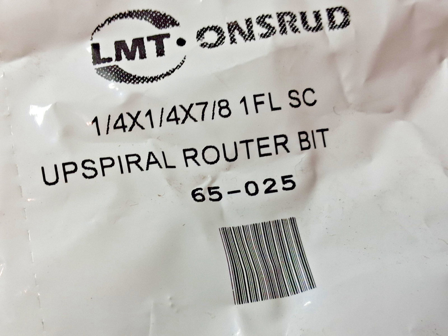Onsrud Carbide Upcut Spiral Router Bits 7/8" LOC 1/4" Shank Dia 1FL 65-025