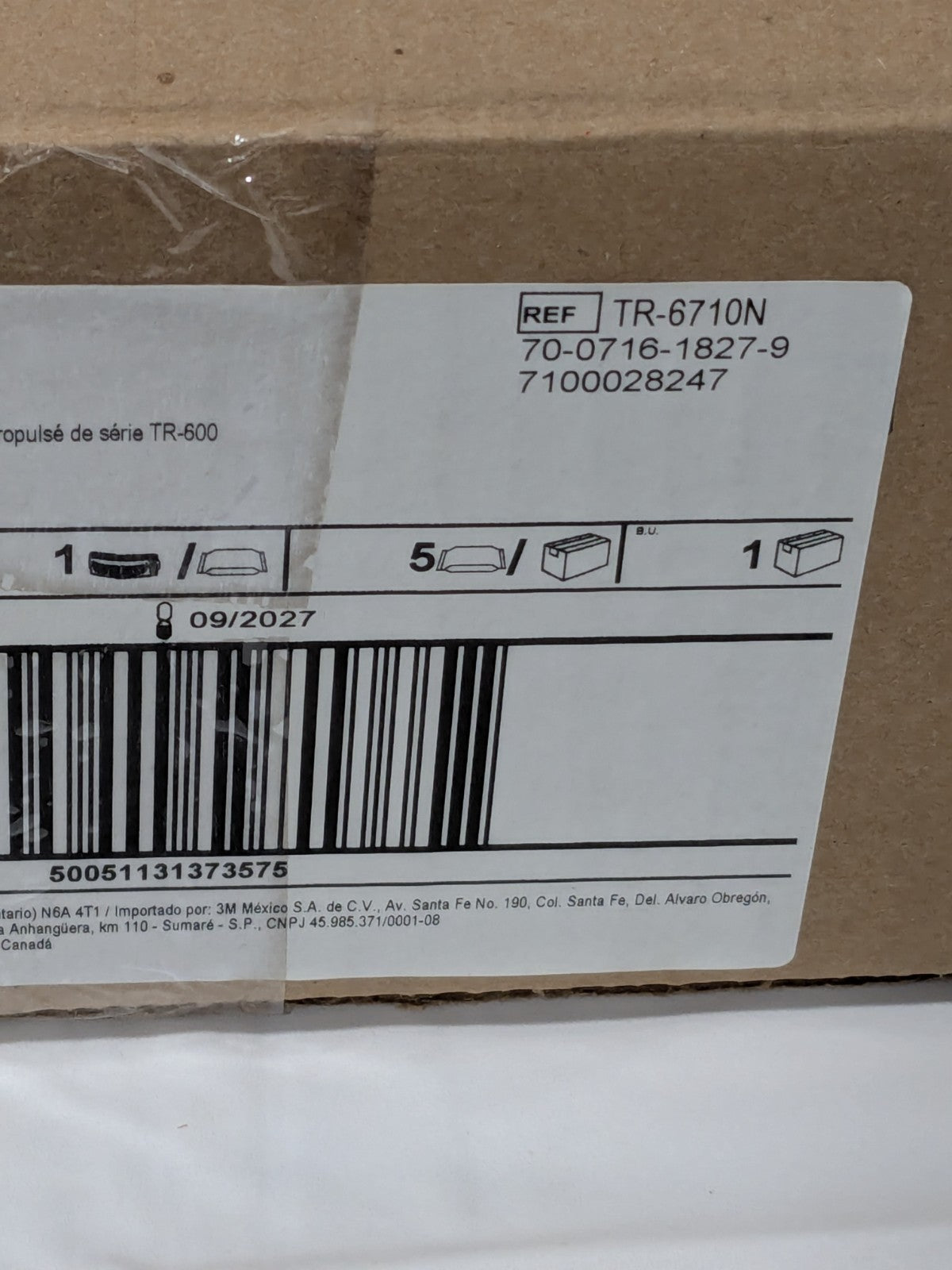 3M Pack of (5), Particulate Protection PAPR HEPA Filters 7100028247