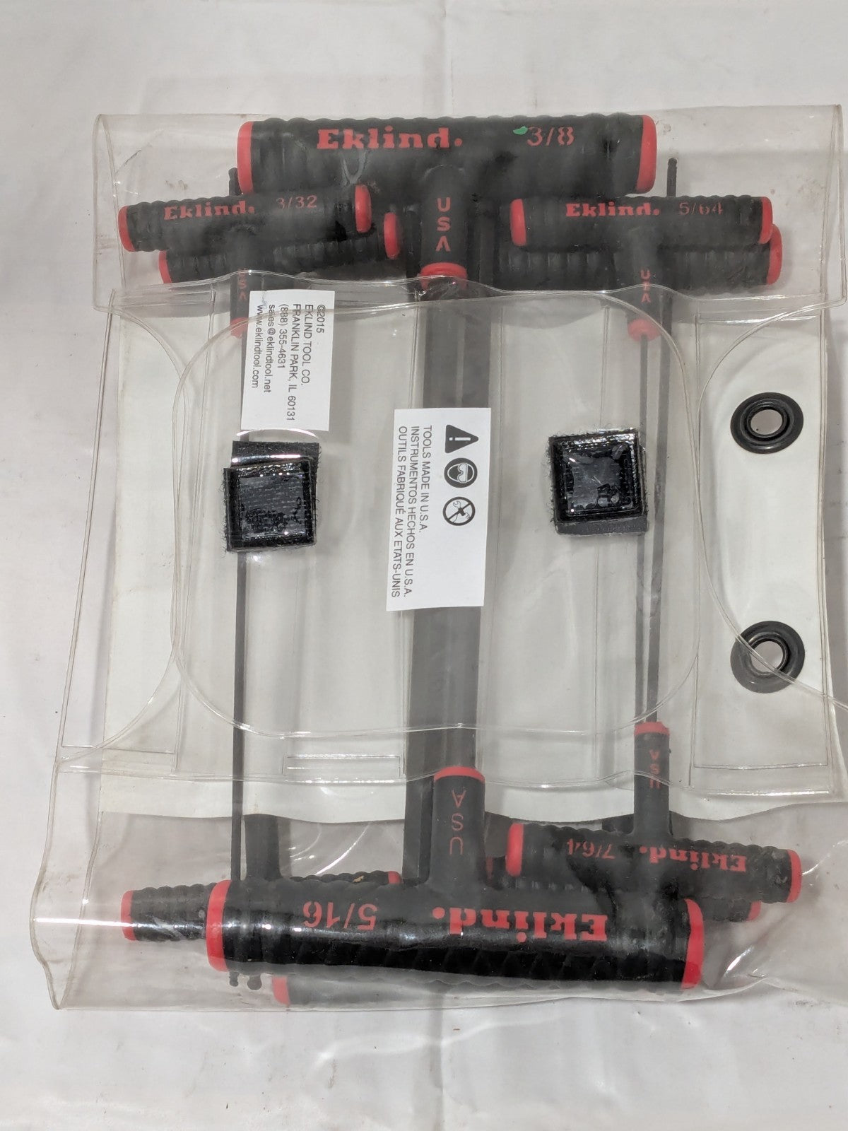 EKLIND 11 Piece T-Handle Ball End Hex Key Set 60811