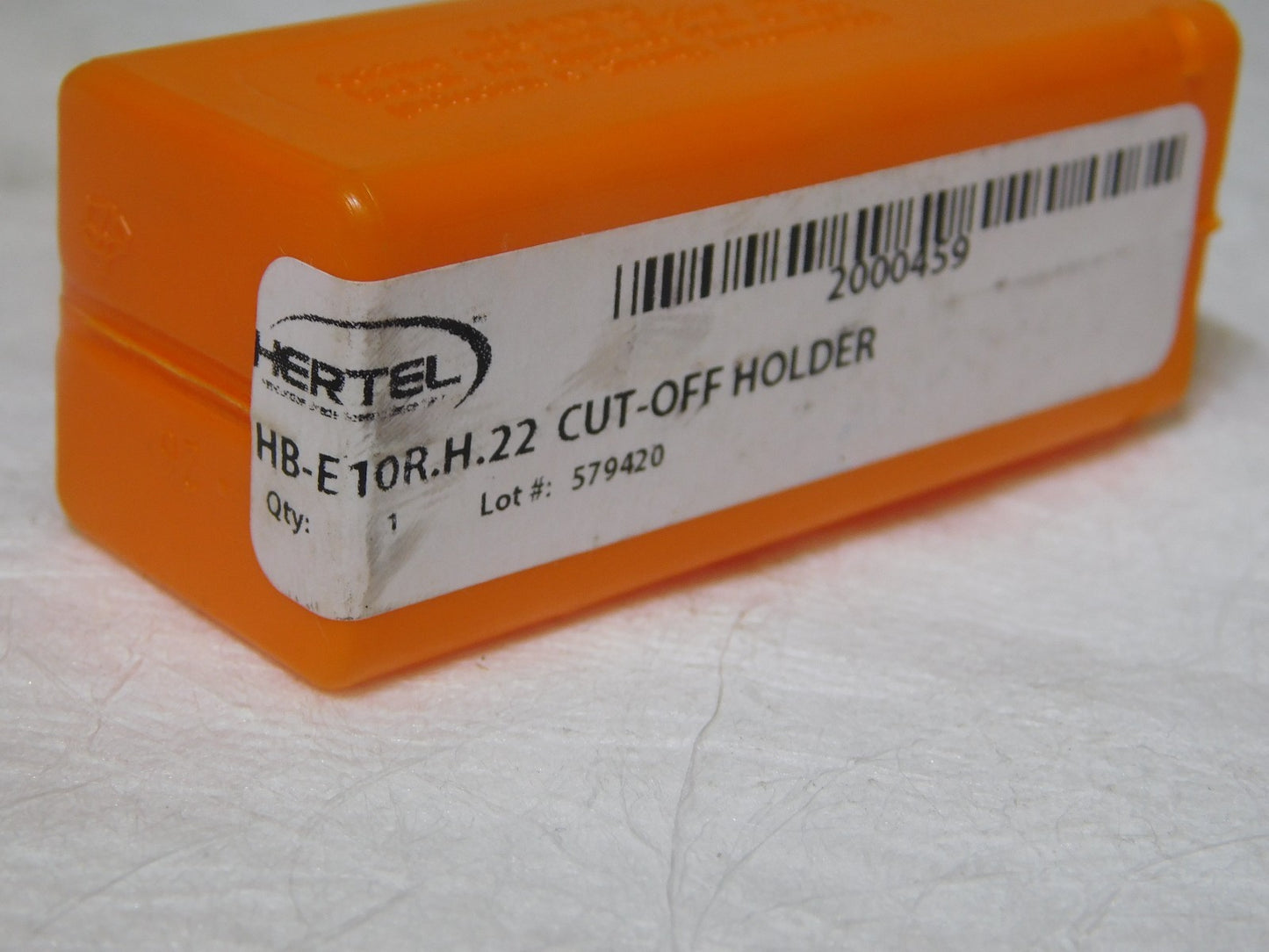 Hertel Indexible Cutoff Toolholder 5/8 Shank Dia 1.18 Max DOC 4 OAL 2000459