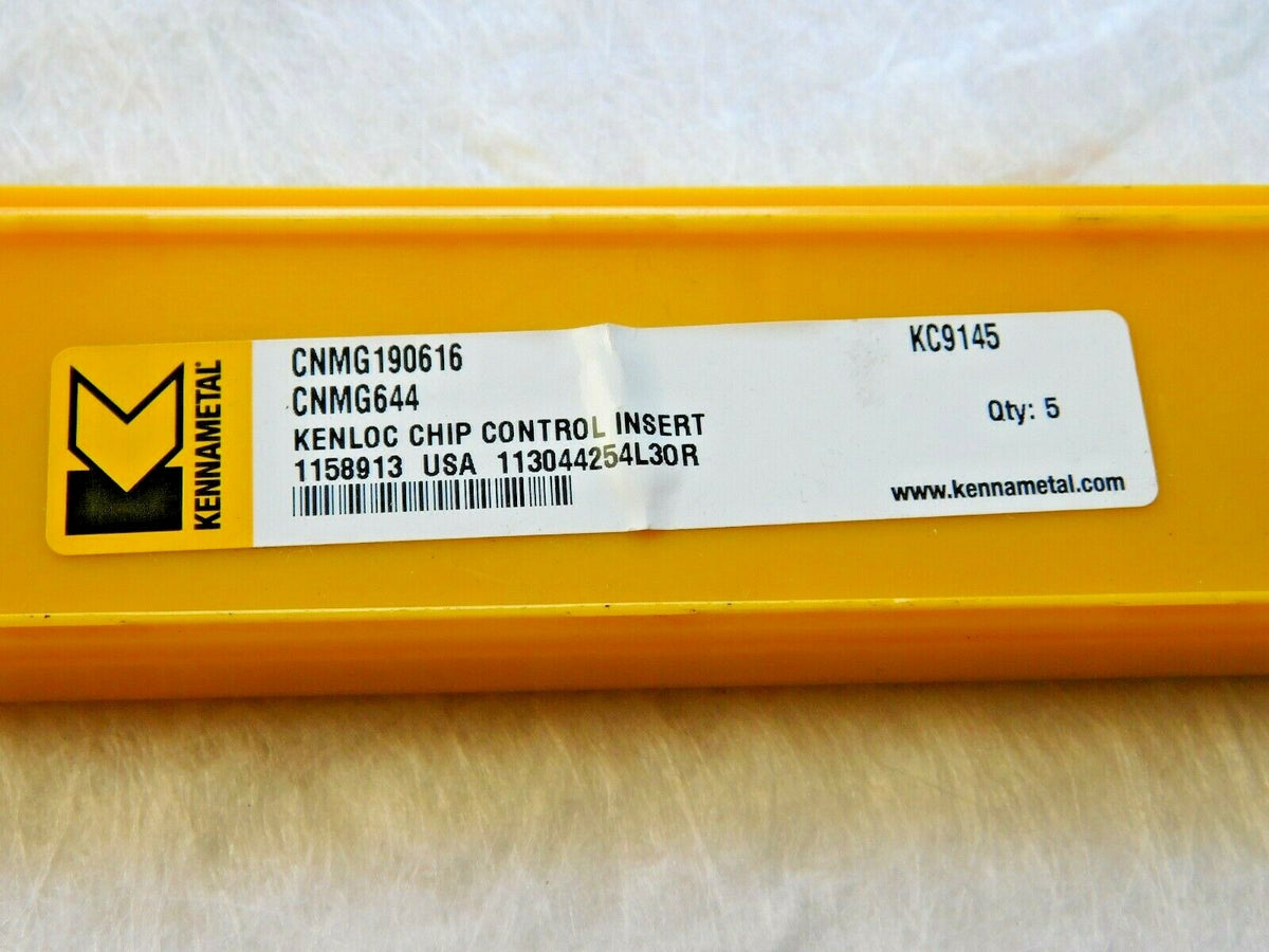 Kennametal Carbide Turning Inserts 3/4"IC 80º CNMG644 Grade KC9145 Qty 5 11
