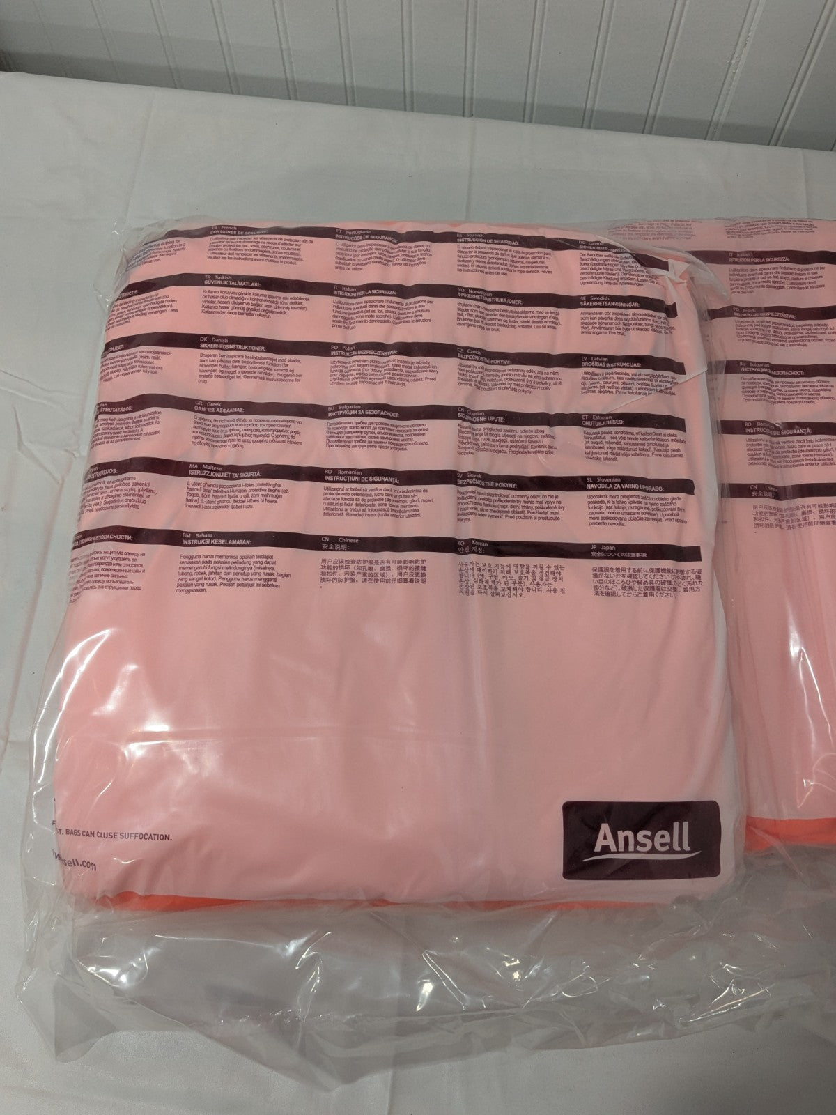 Ansell AlphaTec Fire-Retardant Coverall 4000 Size 3XL Pack of 3 OR47-T-92-111-07