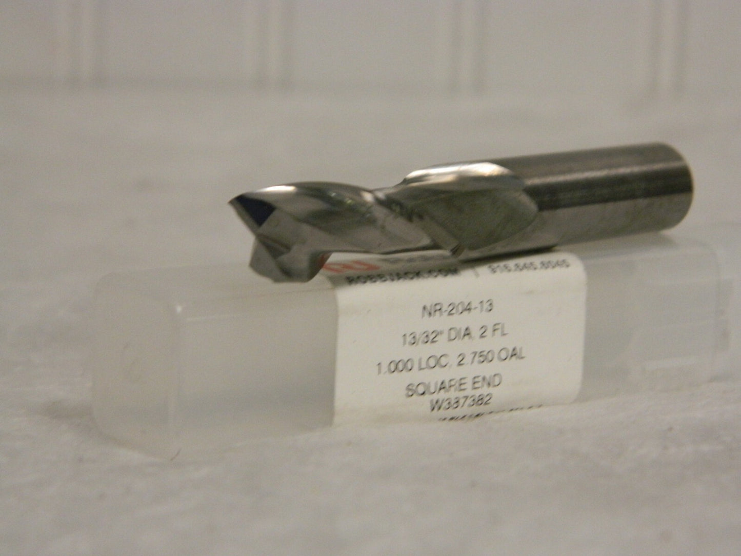 RobbJack Solid Carbide Square End Mill 13/32" 1" LOC 2-3/4" OAL 2