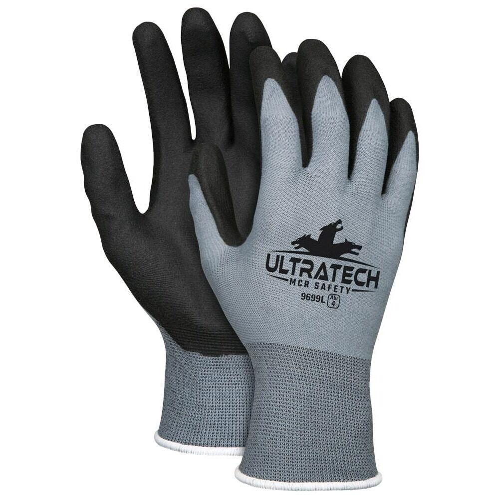MCR SAFETY 12pk Work Gloves UltraTech 9699 Size 2XL PVC Coated Nylon 9699XXL