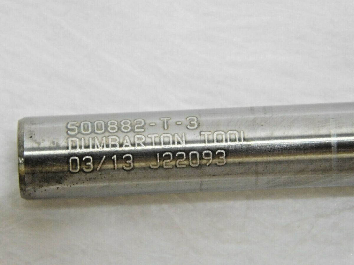 2 PACK Dumbarton Tool Carbide End Mills TICN 3" OAL 3FL 500882-T-3