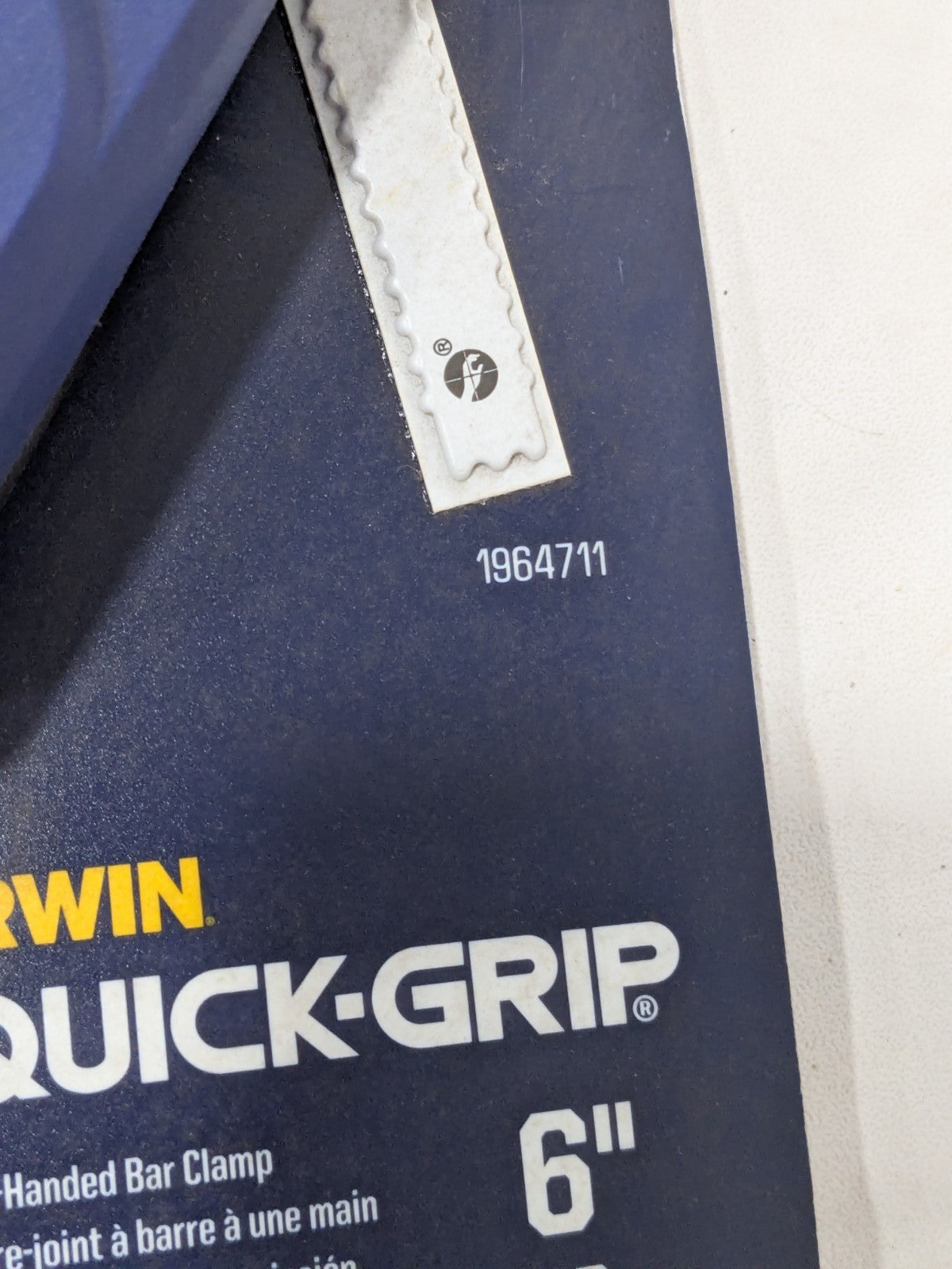 Irwin 6" QUICK-GRIP Heavy-Duty One-Handed Bar Clamps 1964711
