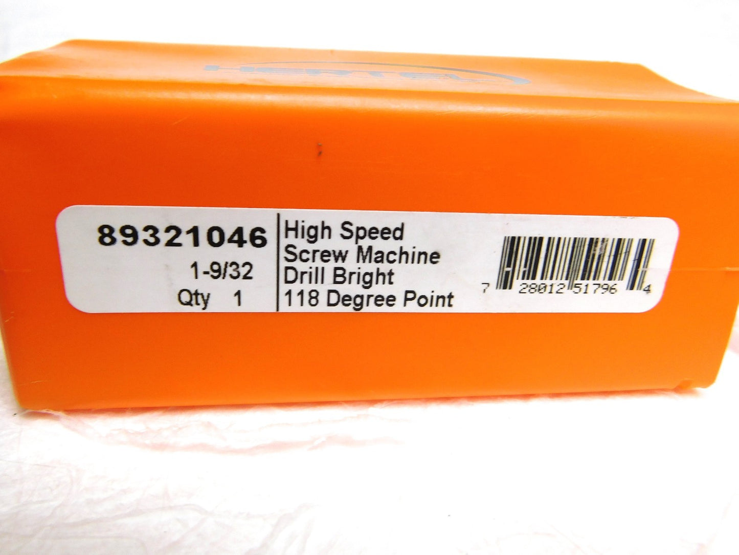 Hertel HSS Screw Machine Drill Bit 1-9/32 Dia 4-3/8 Fl Lgth 7 OAL 89321046