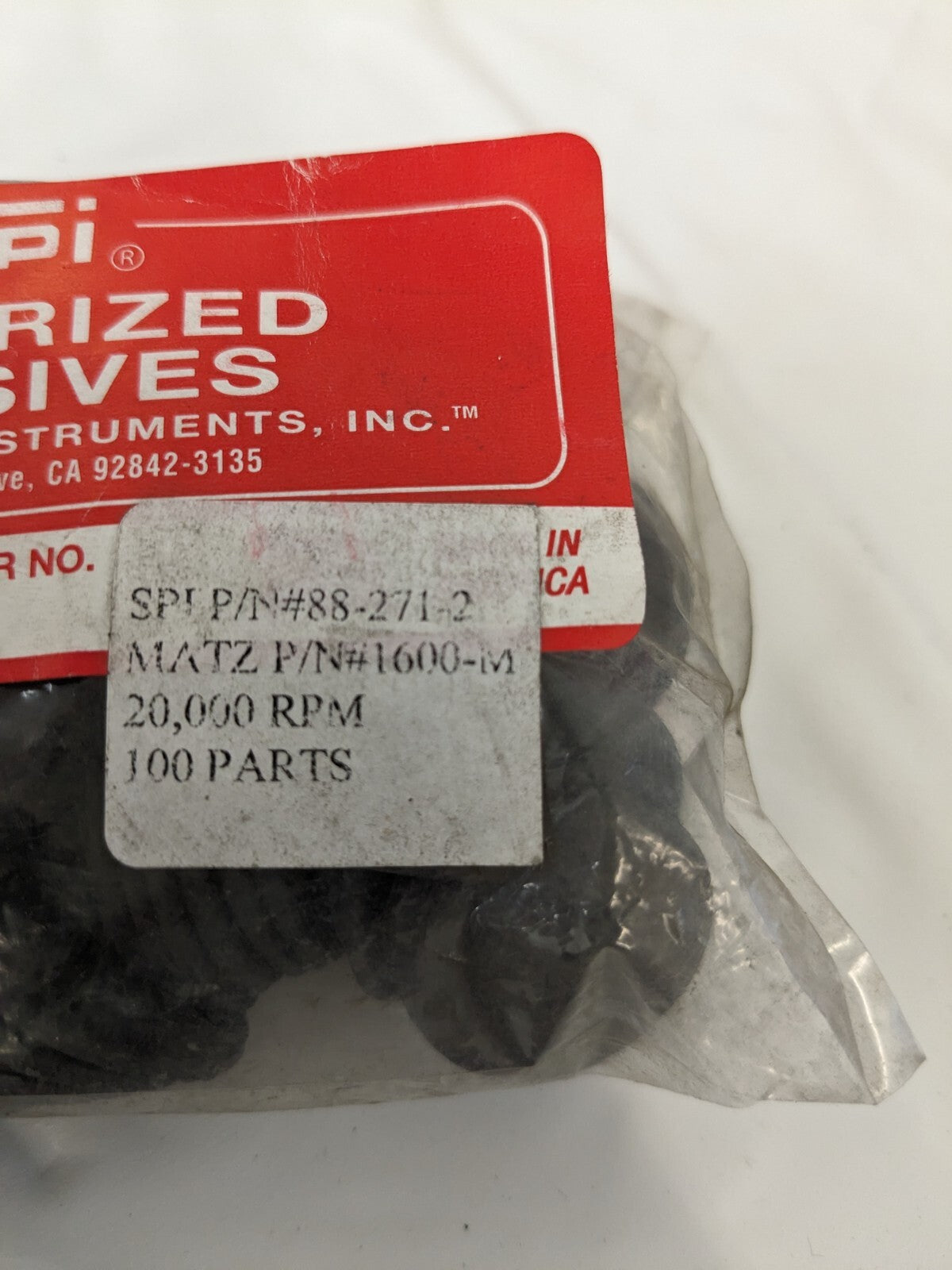 1" Diam x 1/16" Hole x 1/16" Thick, 80 Grit Surface Grinding Wheels 100ct 1600-M