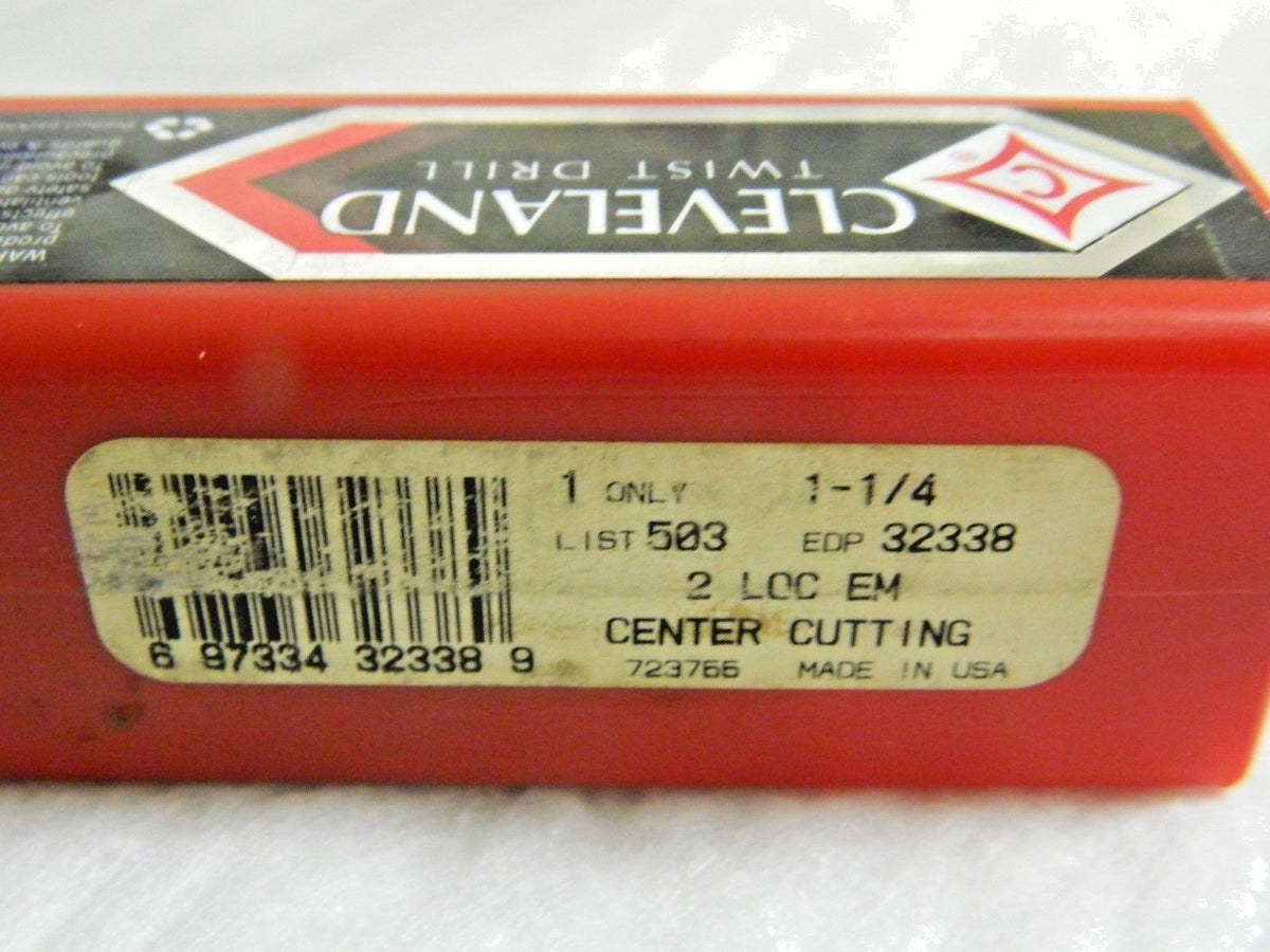 Cleveland Twist Drill Ball Nose End Mill 1-1/4" Cutting Diam x 2" LOC 5FL C32338