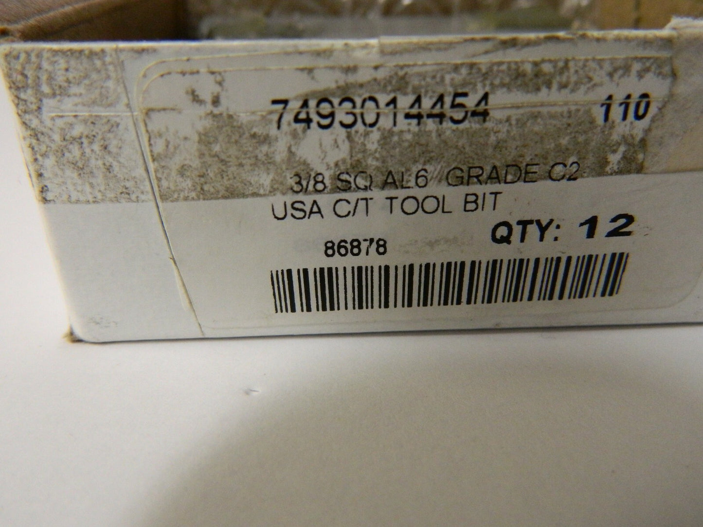 Pro 3/8 x 3/8" Shank Square Shoulder Turning Single Point Tool Bit QTY 12 8