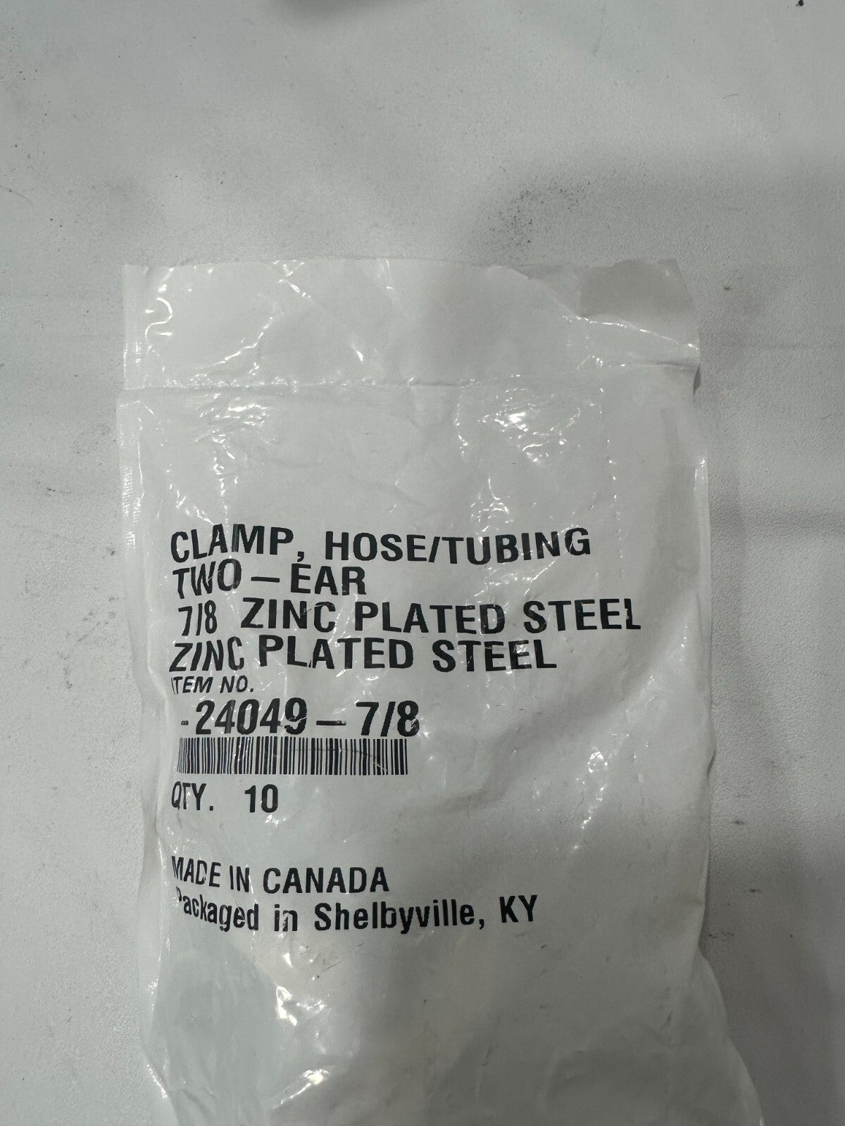 Oetiker 10pk of 2-Ear Clamps: 7/8" Hose/Tubing BD-24049-7/8