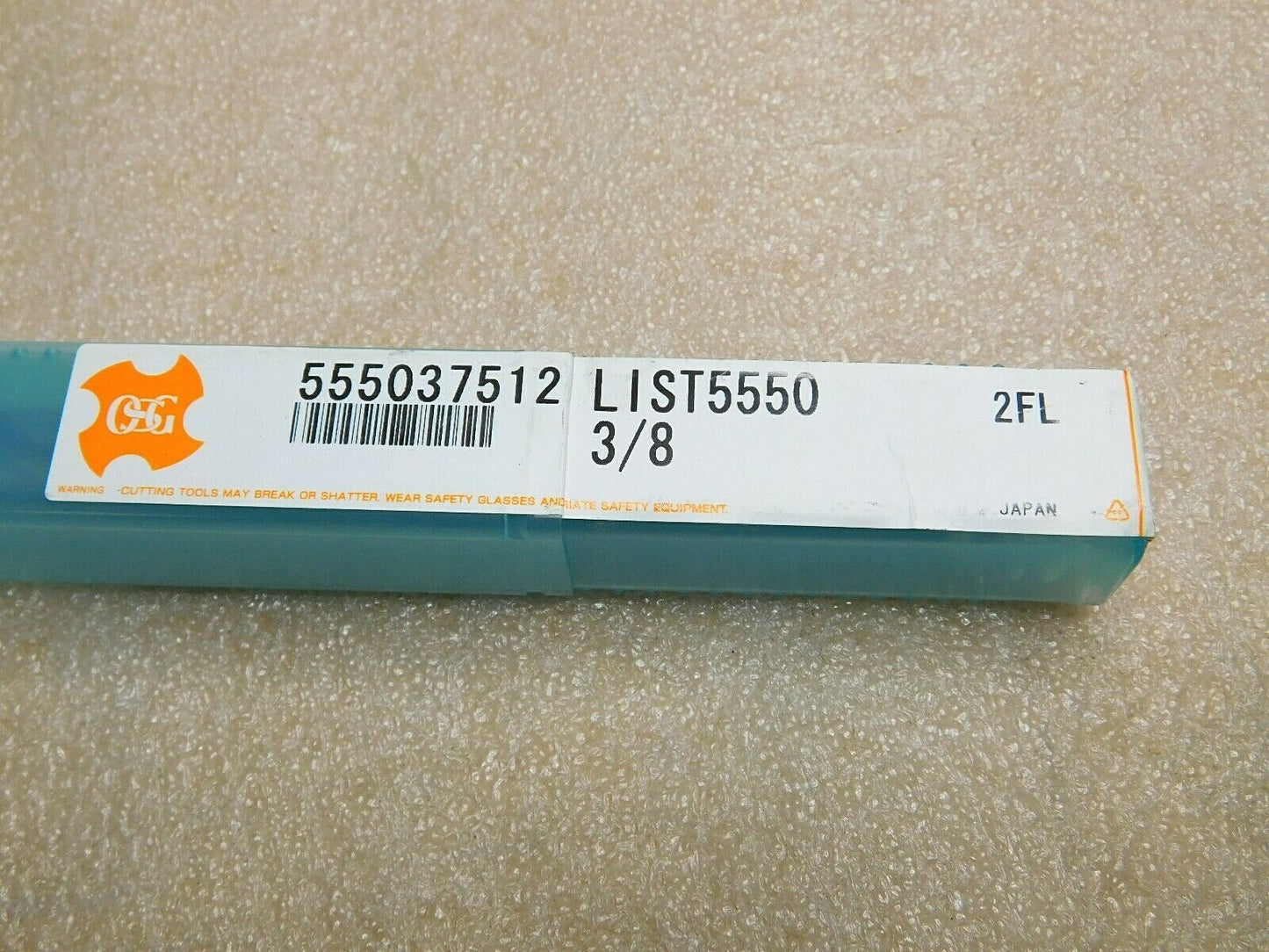 OSG EXOCARB Coolant-Fed Carbide Extra Long Drill Bit RH 30xD 3/8" 2FL 555037512