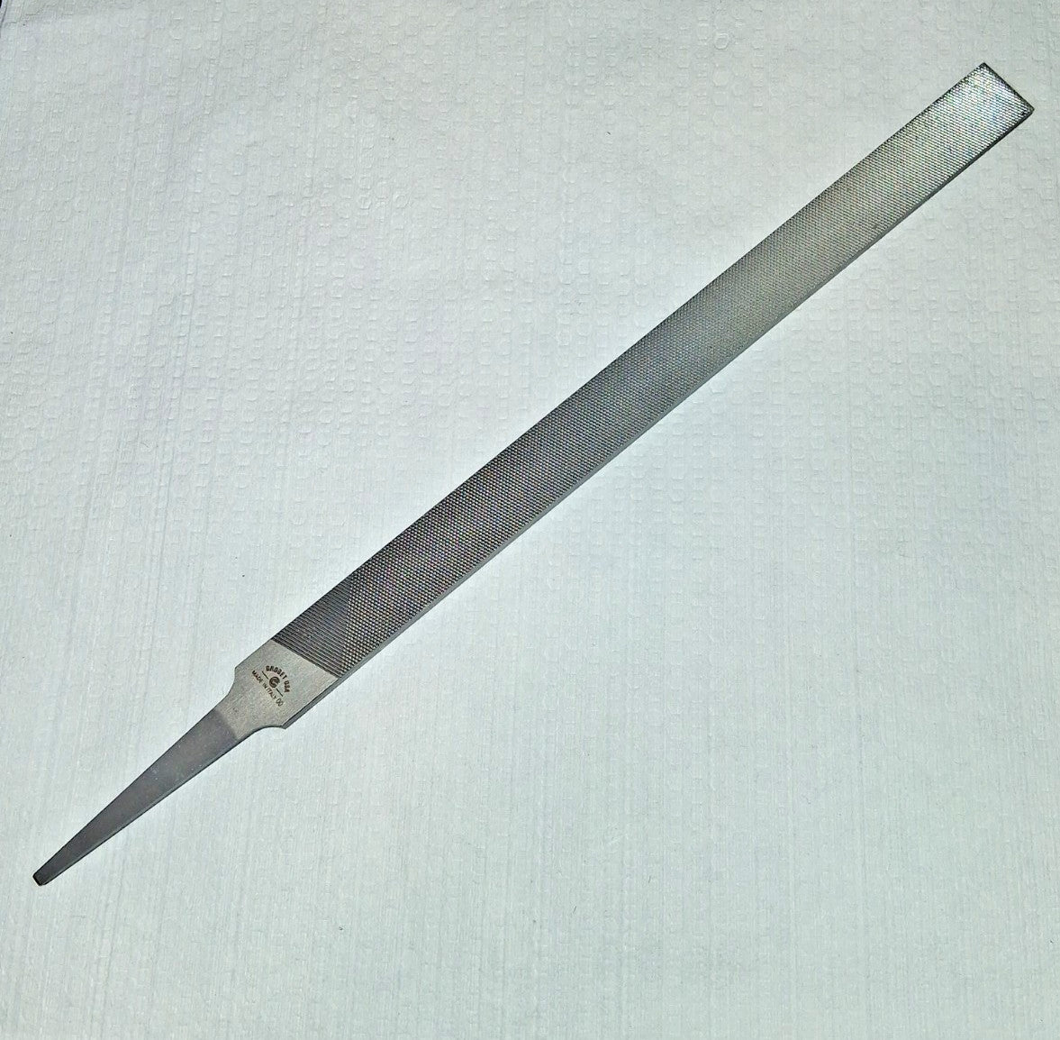Grobet 0" OAL Cut 0 Regular Pillar Swiss-Pattern File 31.257