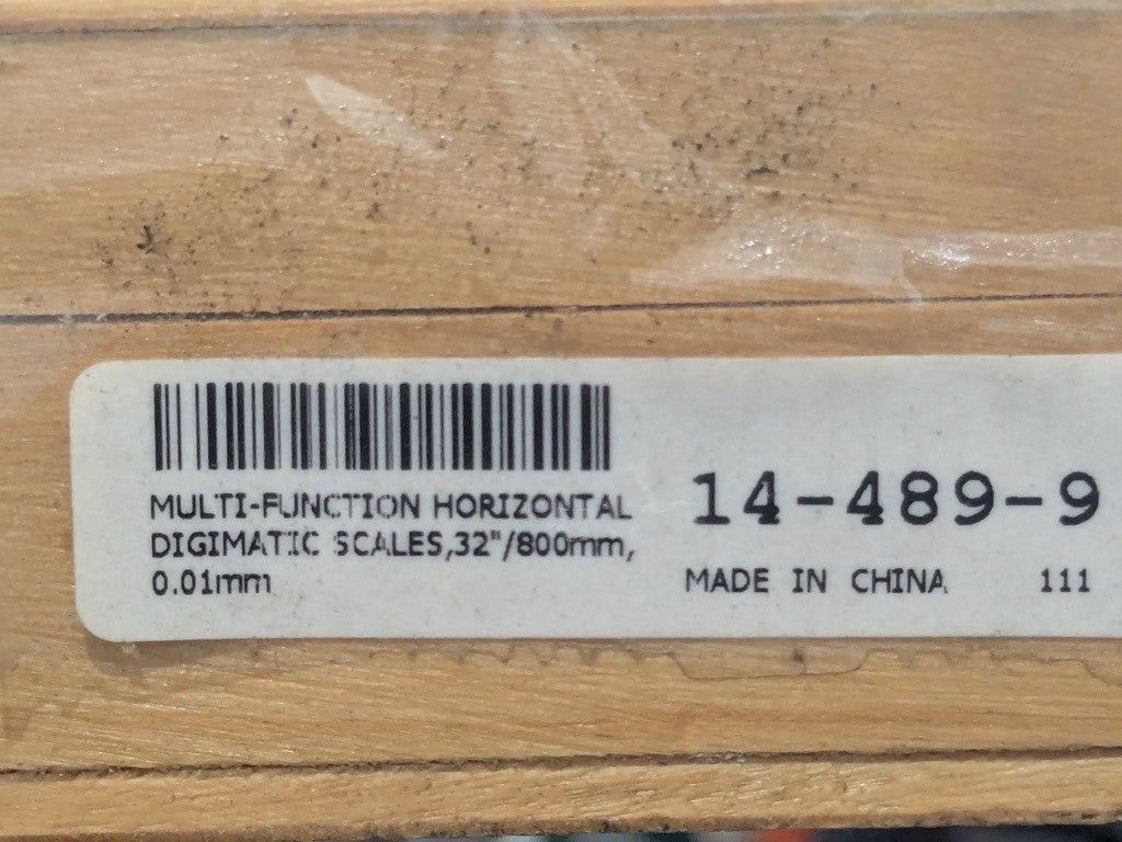 SPI Multi-Function Horizontal Linear Scale 0-36" Range 14-489-9
