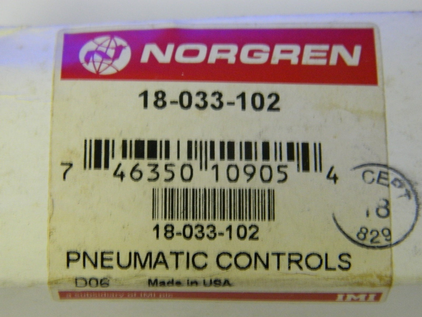 Norgren Differential Pressure Indicator 18-033-102