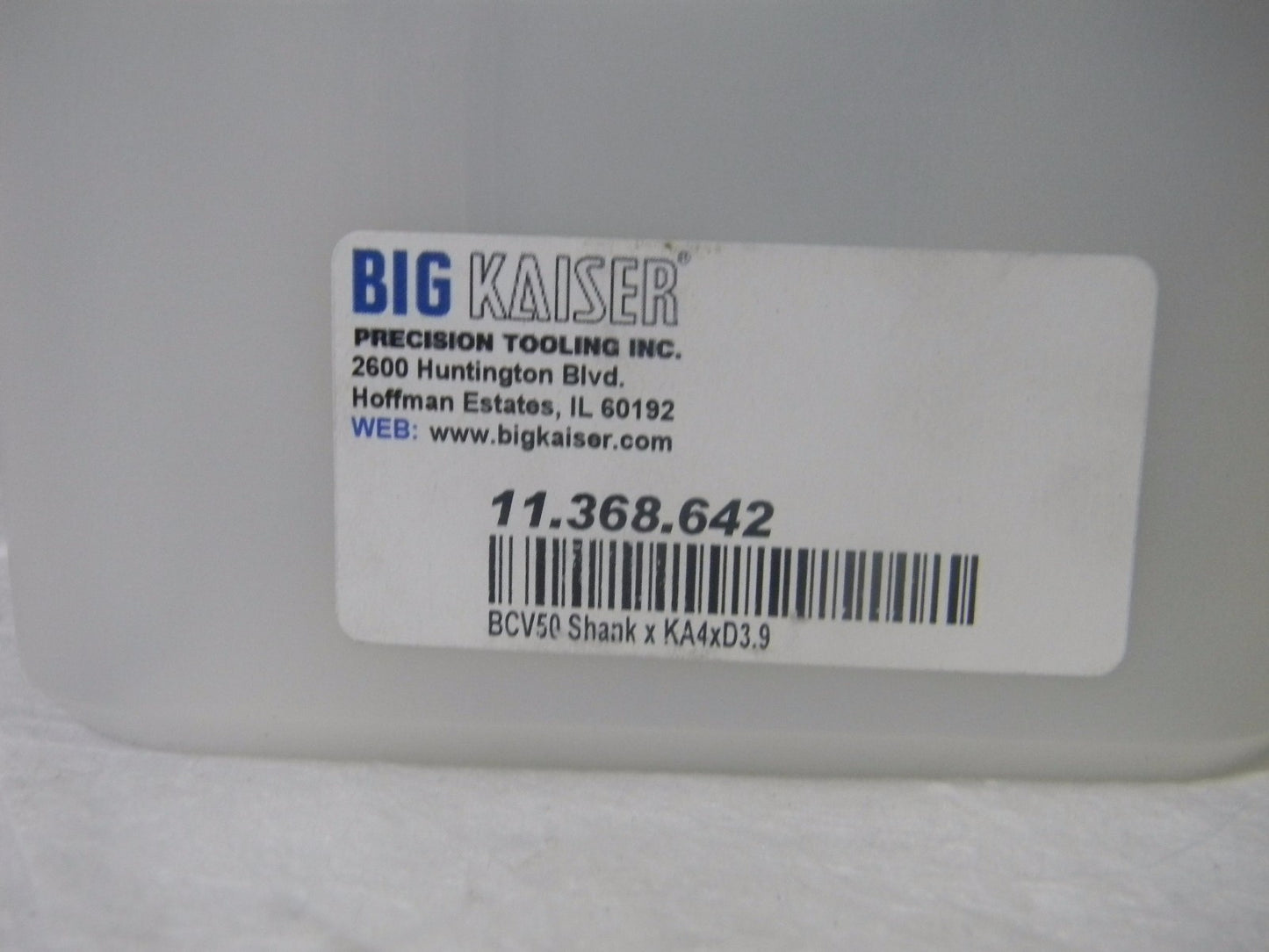 Big Kaiser Toolholder CAT50 Shank x KAB4xD3.9 3.937 Bore Depth 11.368.642