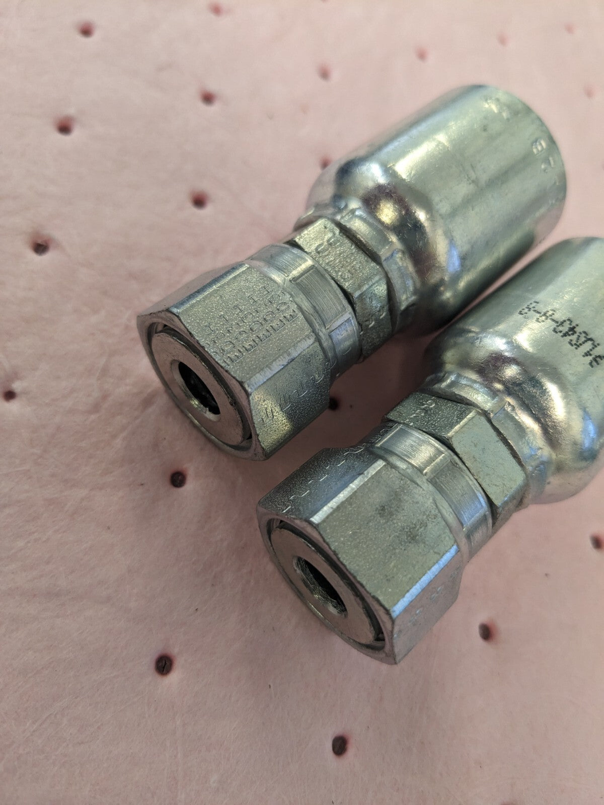 PARKER Hydraulic Hose 2ct Female Seal-Lok Swivel Short Fitting 0.5" ID KP80038