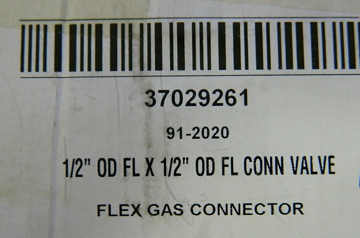 Dormont Brass Gas Shut-Off Valves Flex Gas Connectors 1/2" x 1/2" Qty 6 91-2020