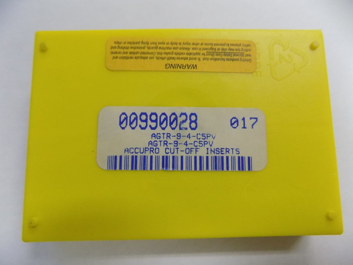 Accupro Cut Off Inserts Qty 8 Agtr-9-4-C5pv