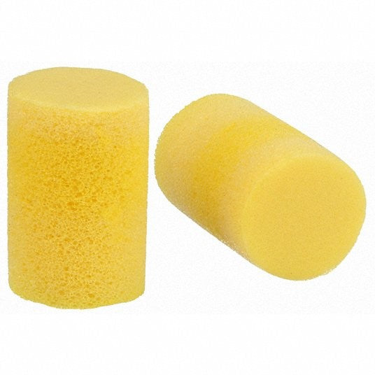 3M Ear Plugs: Cylinder, 29 dB NRR, Gen Purpose, Uncorded Qty 1000 312-1082