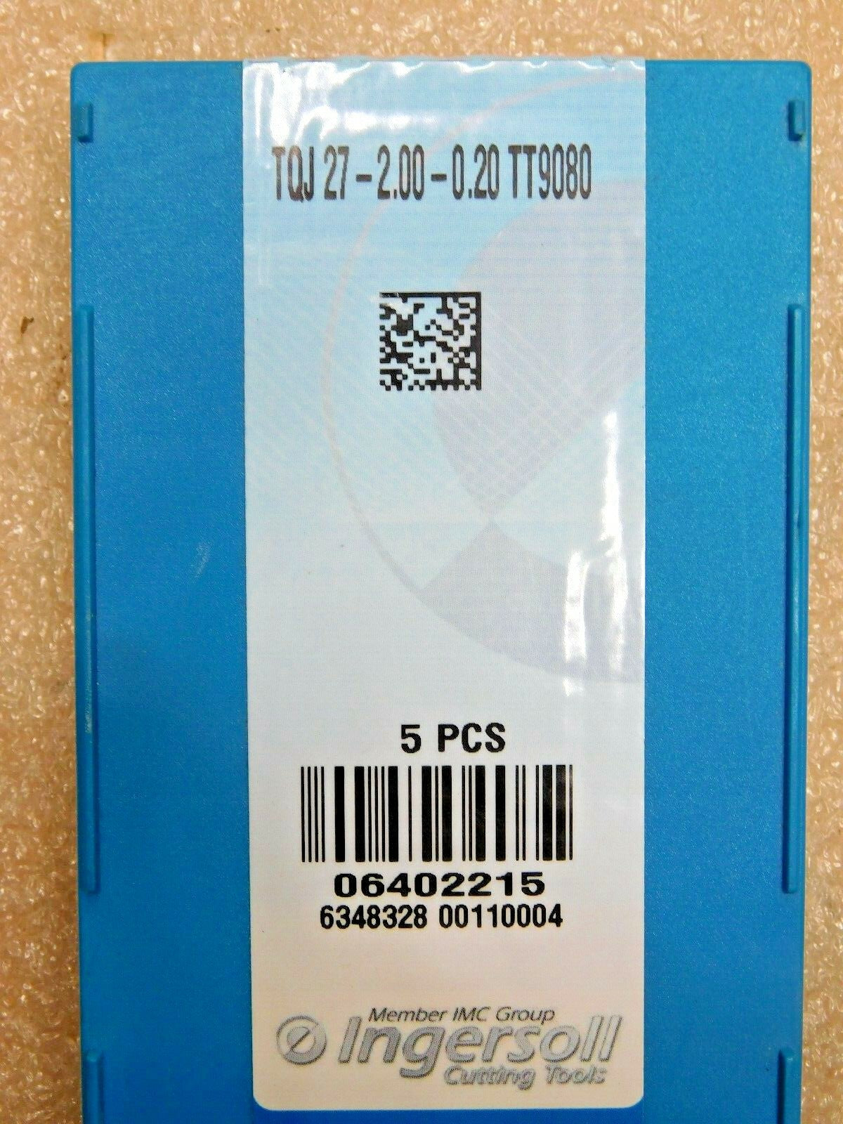 Ingersoll Carbide Grooving Inserts QJ27-2.00-0.20 Grade TT908 Qty 5 6402215
