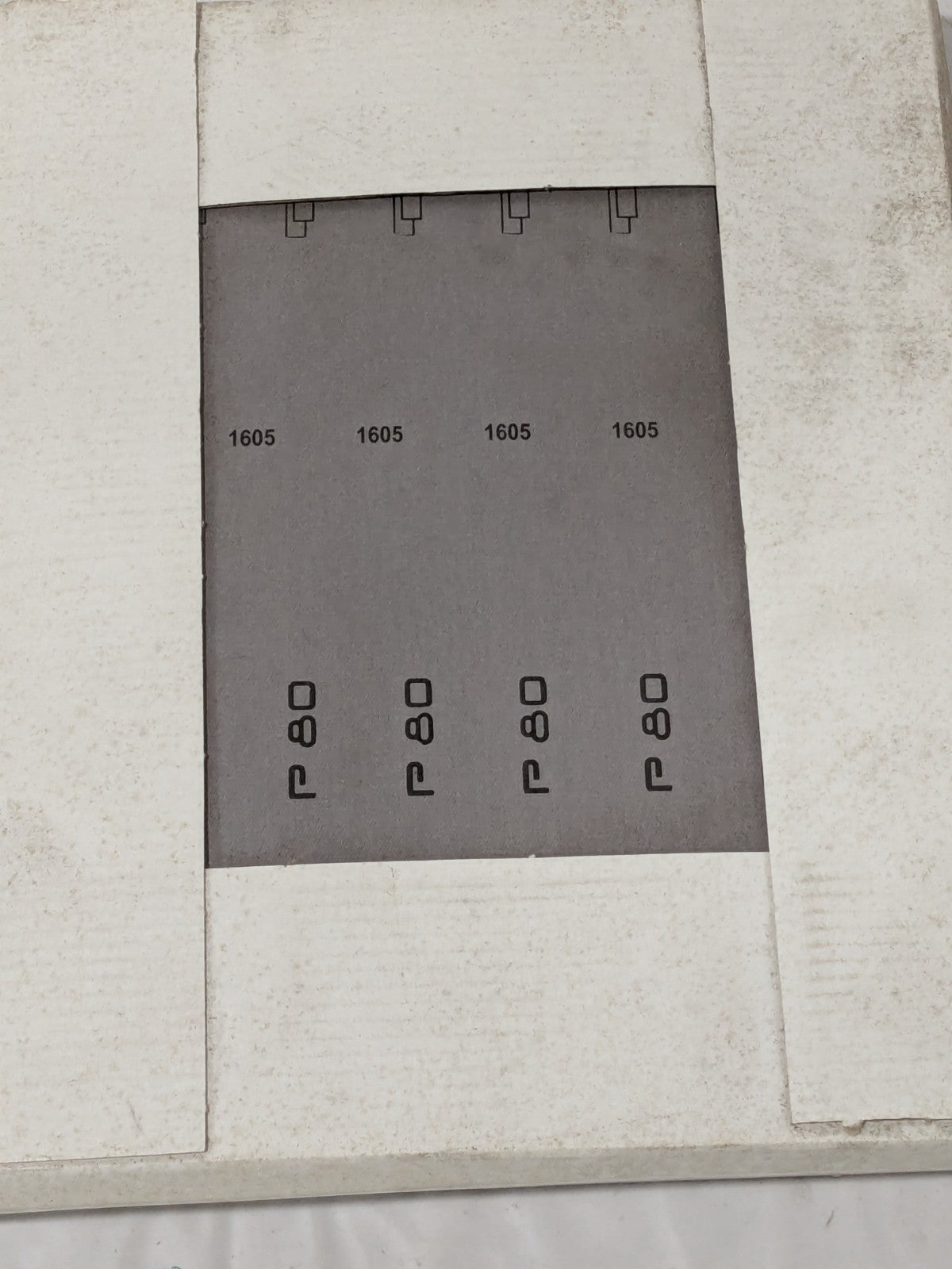 Tru-Maxx Sanding Sheet: 80 Grit, Aluminum Oxide, Coated Qty 50 67010017
