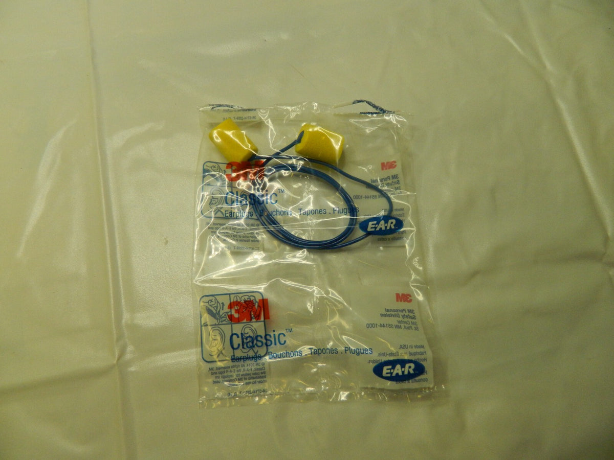 3M Earplugs qty 200 pairs 29 dB, Foam, Barrel, Roll Down, Corded 1 06528079