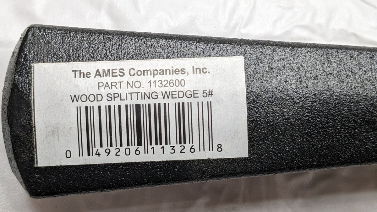 AMES 1 Pair of 5 Lb Wood Splitting Wedges 2-1/2 in Wide 1132600