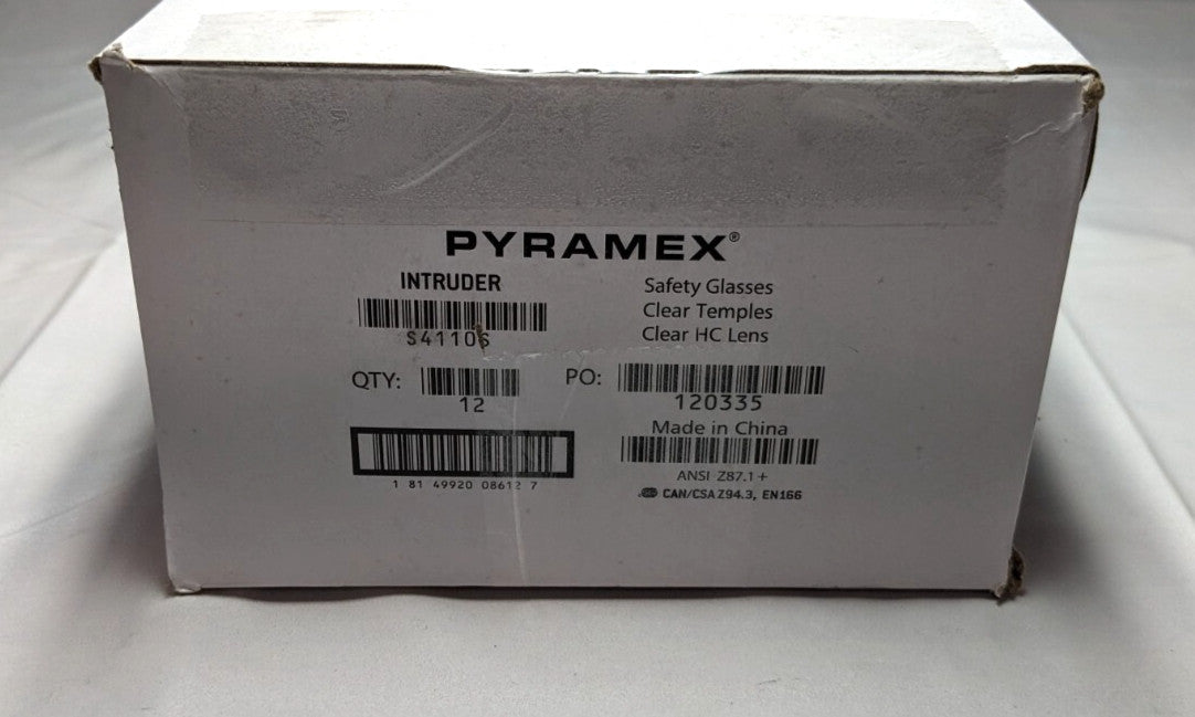 PYRAMEX Frameless Safety Glasses Scratch-Resistant *Box of 12* S4110S