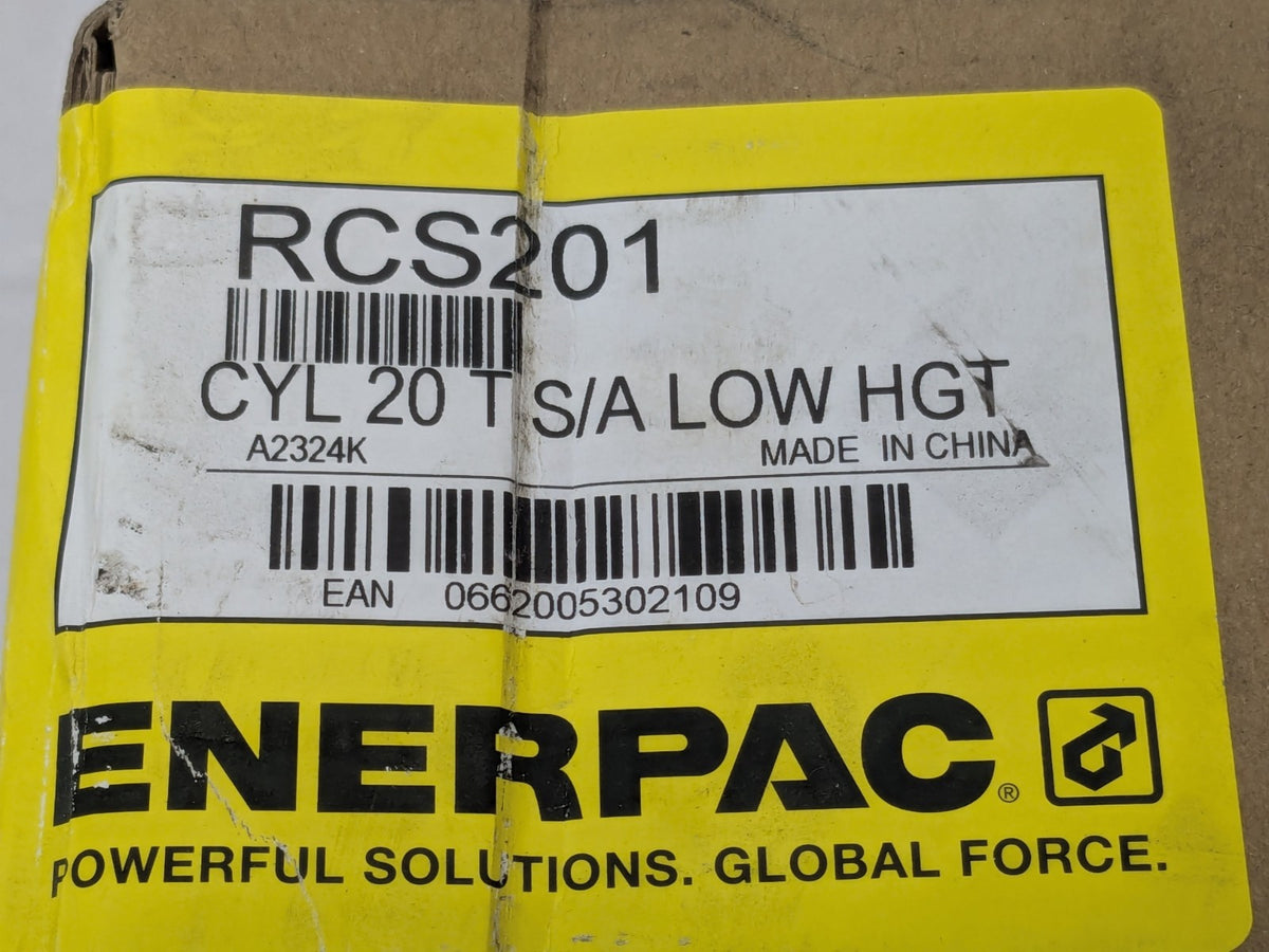 Enerpac 20 Ton Low Height Hydraulic Cylinder RCS201
