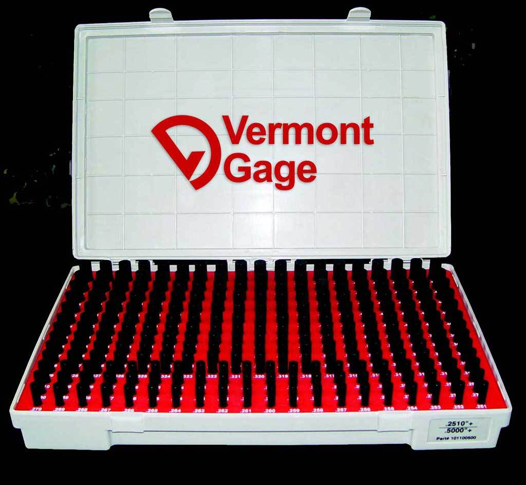 VERMONTGAGE broken case Class ZZ Plug Gage Set 0.917-1" Range 84 Pc 901201000