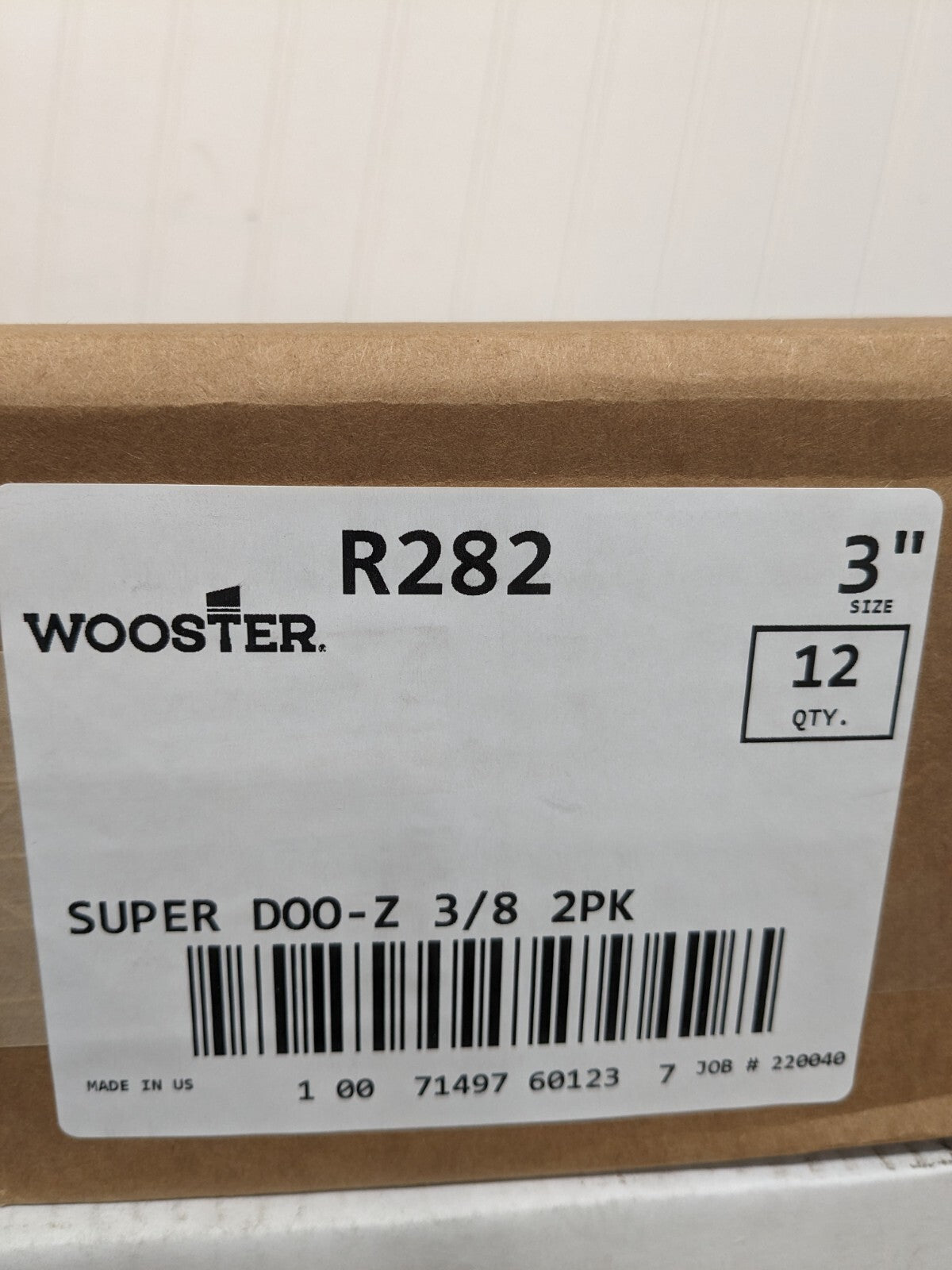 Wooster Genuine 3" Super Doo-Z Trim Roller Refill 12 Sets Of 2-Pack, R282-3