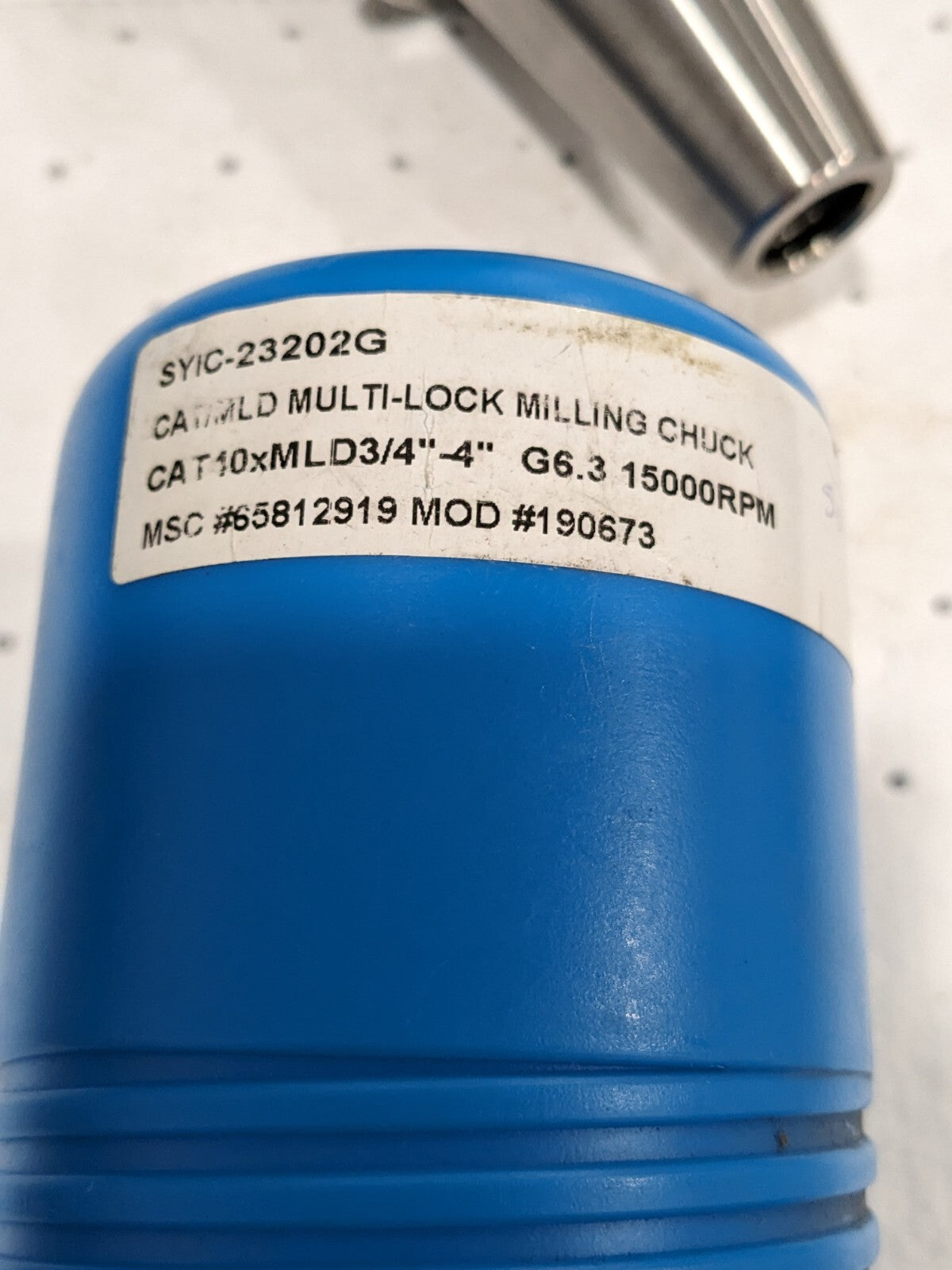 Techniks SYIC 23202G Cat 40 Multi-Lock Collet Chuck MLD 3/4''-4'&