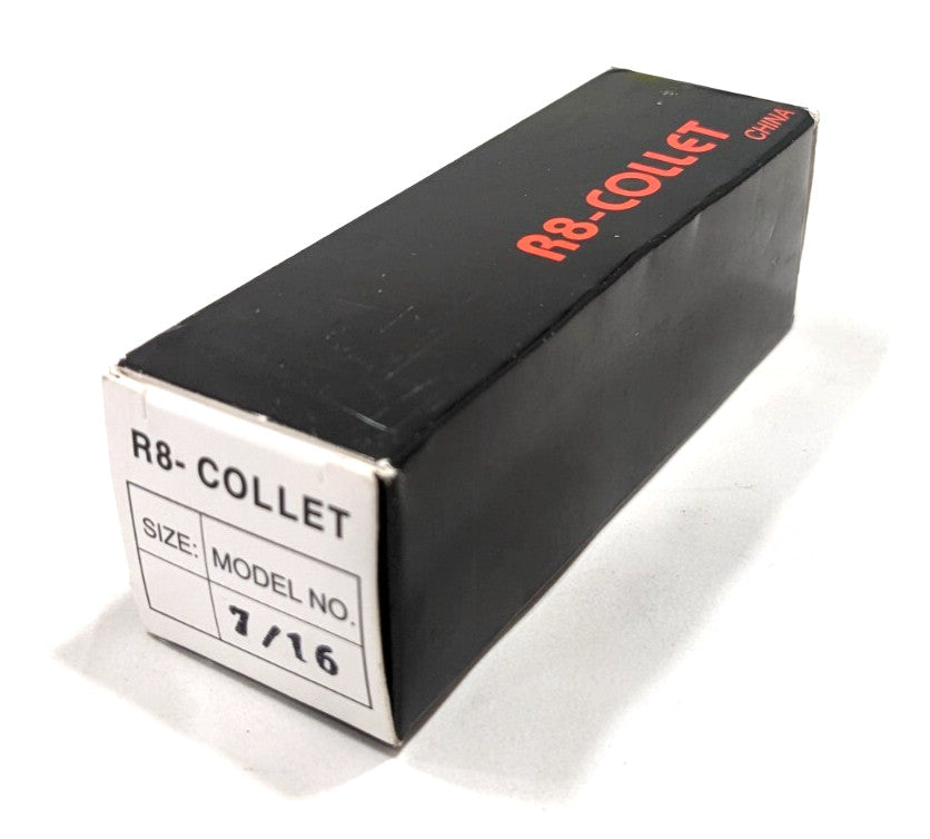 R8 Round Collet 7/16" Bore 7/16-20 Drawbar Thread Steel 231-4728